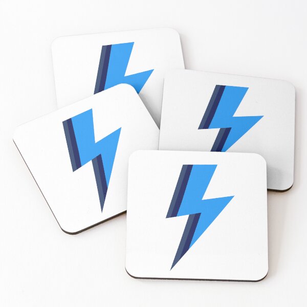 Item preview, Blue Stripe Lightning Bolt  designed and sold by OneThreeSix.