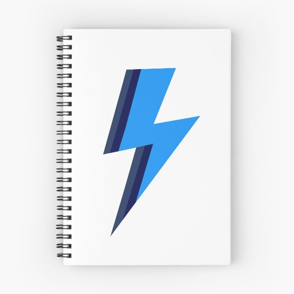 Item preview, Blue Stripe Lightning Bolt  designed and sold by OneThreeSix.