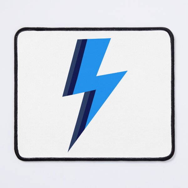 Item preview, Blue Stripe Lightning Bolt  designed and sold by OneThreeSix.