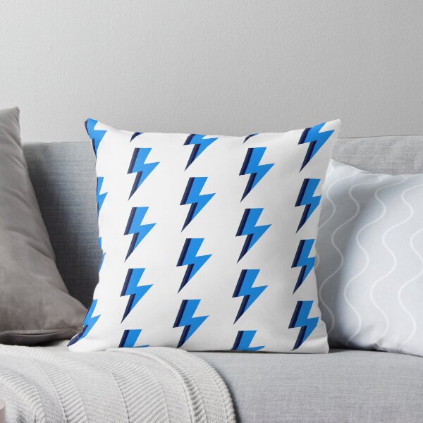 Item preview, Blue Stripe Lightning Bolt  designed and sold by OneThreeSix.