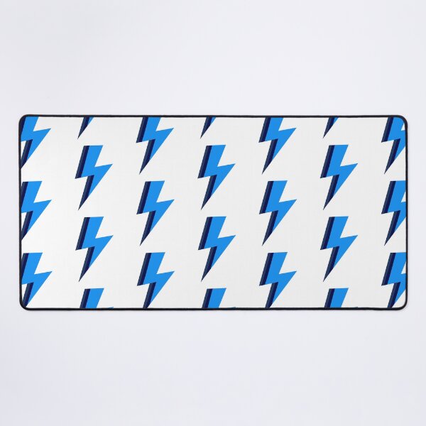 Item preview, Blue Stripe Lightning Bolt  designed and sold by OneThreeSix.