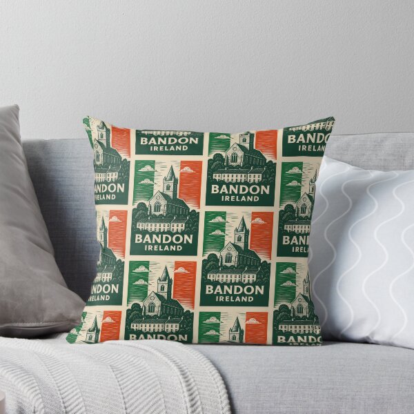 Item preview, Bandon Ireland Linocut Style  designed and sold by Thistle-TShop.