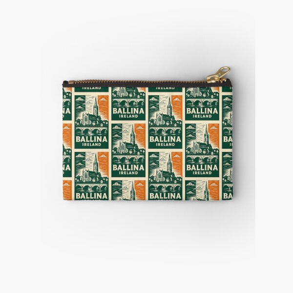 Item preview, Ballina Ireland Linocut Style  designed and sold by Thistle-TShop.