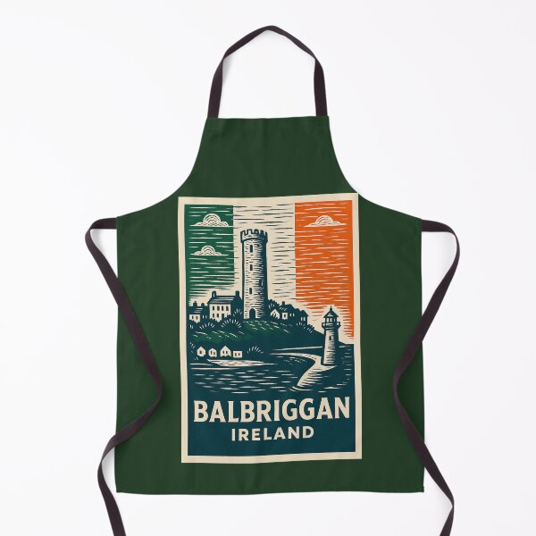 Artikelvorschau, Balbriggan Irland Linolschnitt-Stil entworfen und verkauft von Thistle-TShop.