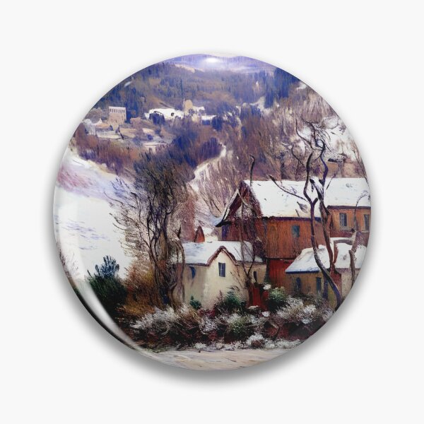 Aperçu de l'œuvre Effet de neige à Falaise – La beauté sauvage de l'hiver créée et vendue par artdesignsnow.