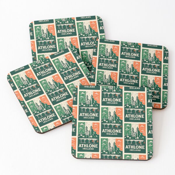 Item preview, Athlone Ireland Linocut Style  designed and sold by Thistle-TShop.
