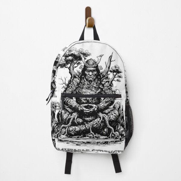 Item preview, The Mountain's Sentinel - Japanese Oni Samurai designed and sold by bapupa.