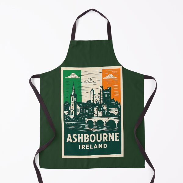 Item preview, Ashbourne Ireland Linocut Style designed and sold by Thistle-TShop.