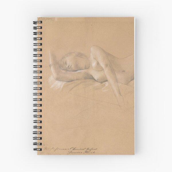 Item preview, Reclining Maenad Study for Altar of Dionysus by Gustav Klimt: Fine Art Poster designed and sold by artofuniverse.