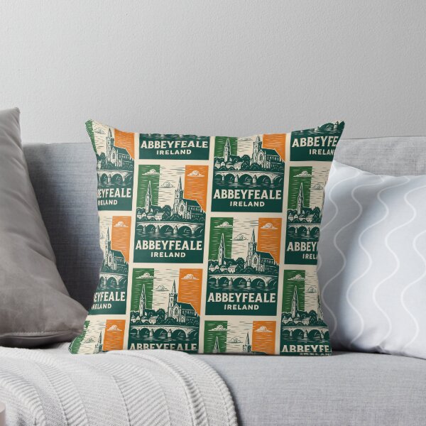Item preview, Abbeyfeale Ireland Linocut Style  designed and sold by Thistle-TShop.