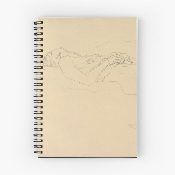 Item preview, Copy of Reclining Maenad Study for Altar of Dionysus by Gustav Klimt: Fine Art Poster designed and sold by artofuniverse.