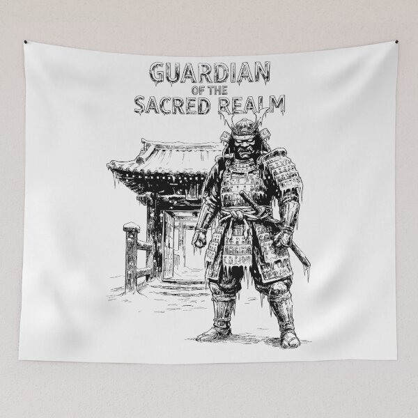 Item preview, Sentinel of the Frost Gate - Japanese Oni Warrior designed and sold by bapupa.
