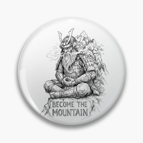 Item preview, The Mountain's Whisper - Japanese Oni Warrior designed and sold by bapupa.