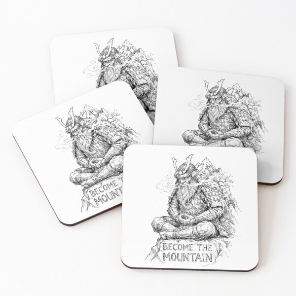 Item preview, The Mountain's Whisper - Japanese Oni Warrior designed and sold by bapupa.