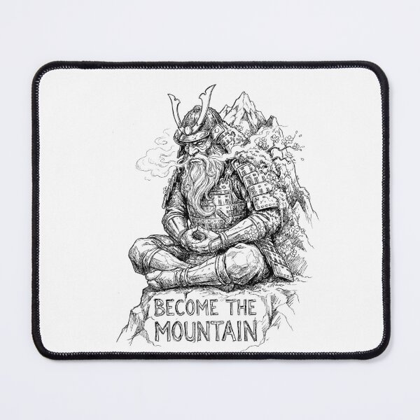 Item preview, The Mountain's Whisper - Japanese Oni Warrior designed and sold by bapupa.