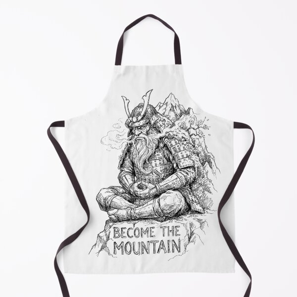 Item preview, The Mountain's Whisper - Japanese Oni Warrior designed and sold by bapupa.
