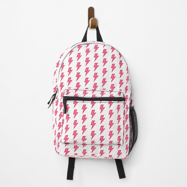 Item preview, Pink Lightning Bolt with Red Outline designed and sold by OneThreeSix.