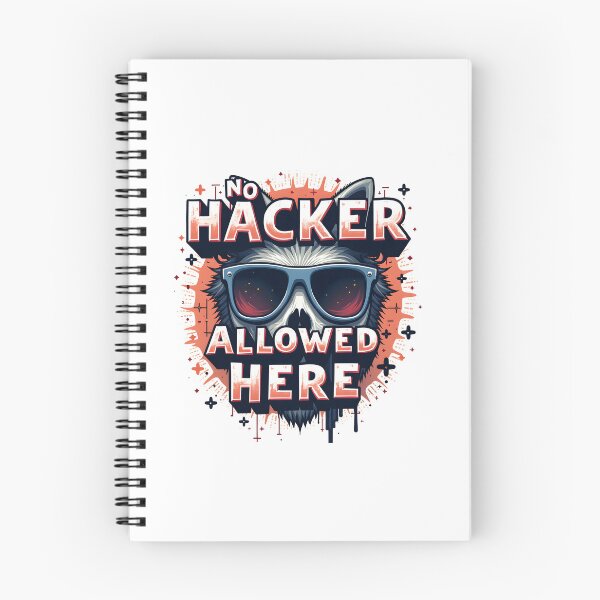 Item preview, No Hacker Allowed Tech Humor designed and sold by ThePixelAndPine.