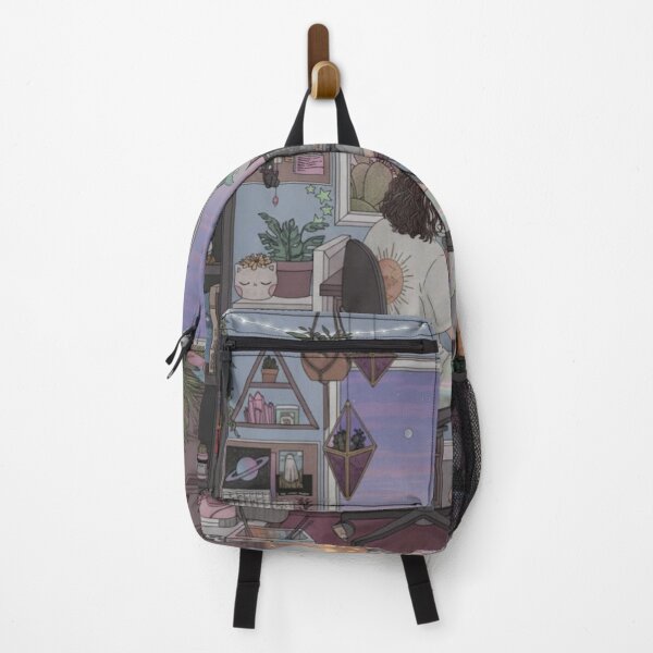 Item preview, Cozy Creative Workspace at Sunset with Cat designed and sold by AbstractAuraArt.