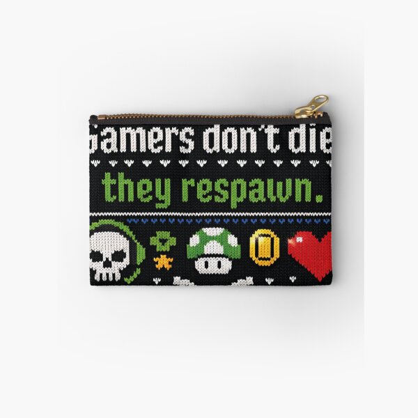 Item preview, Gamers don't die they respawn knitted design designed and sold by Mauswohn.