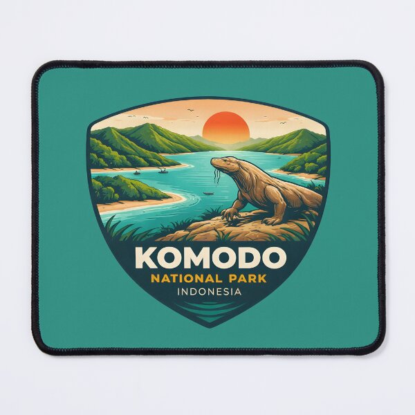 Item preview, Komodo National Park, Indonesia | Iconic Trails & Peaks Series designed and sold by WanderUpNorth.