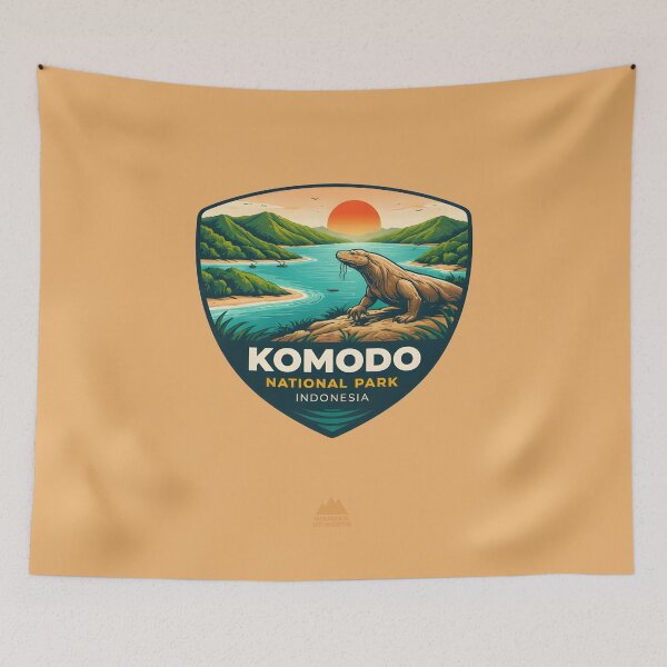 Item preview, Komodo National Park, Indonesia | Iconic Trails & Peaks Series designed and sold by WanderUpNorth.