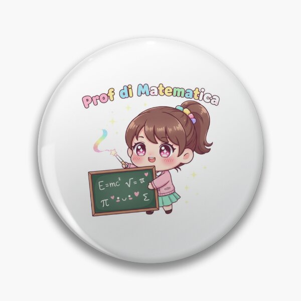 Item preview, Kawaii Prof Matematica Italiana Sticker Carino designed and sold by OrikuStudio.