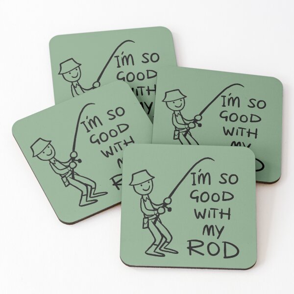 Item preview, I'm so good with my rod - Funny Fishing Angler Gifts designed and sold by FunnehGacha.