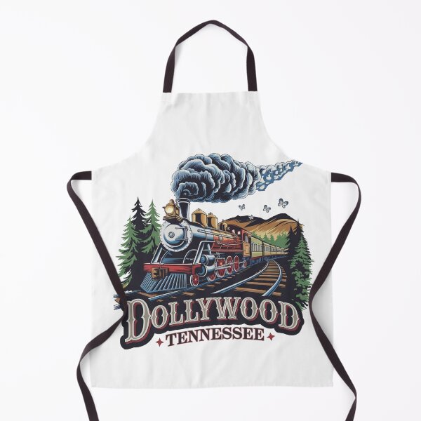 Item preview, Dollywood Tennessee Vintage Steam Train | Retro Railroad Travel Art designed and sold by Globalcitytees.