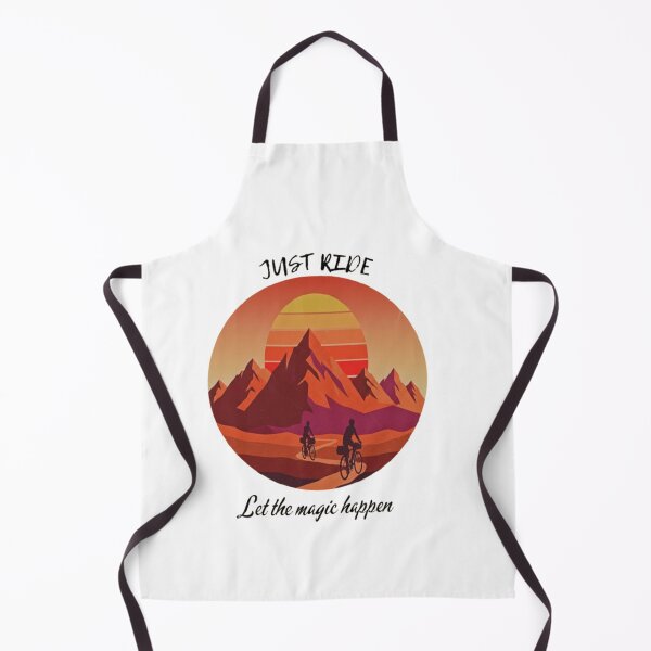Item preview, Bikepacking Adventure - Retro Mountain Sunset designed and sold by Stefanrajzer.