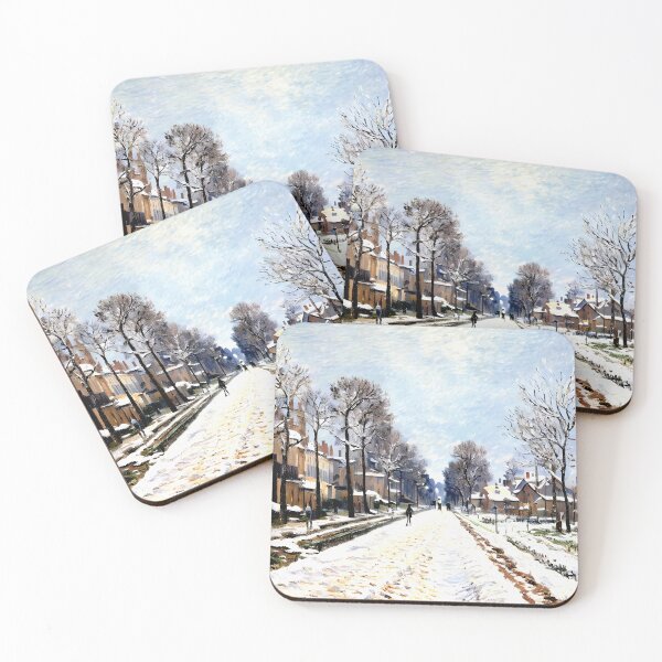 Item preview, Snow Effect, The Road to Louveciennes - Winter's Journey designed and sold by artdesignsnow.