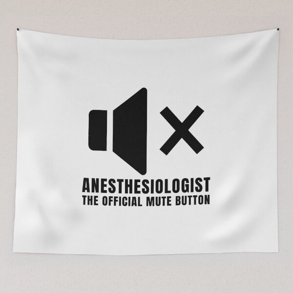 Item preview, Rapid Sequence Induction Anesthesiologist - Official Mute Button Humor designed and sold by CrewGifted.