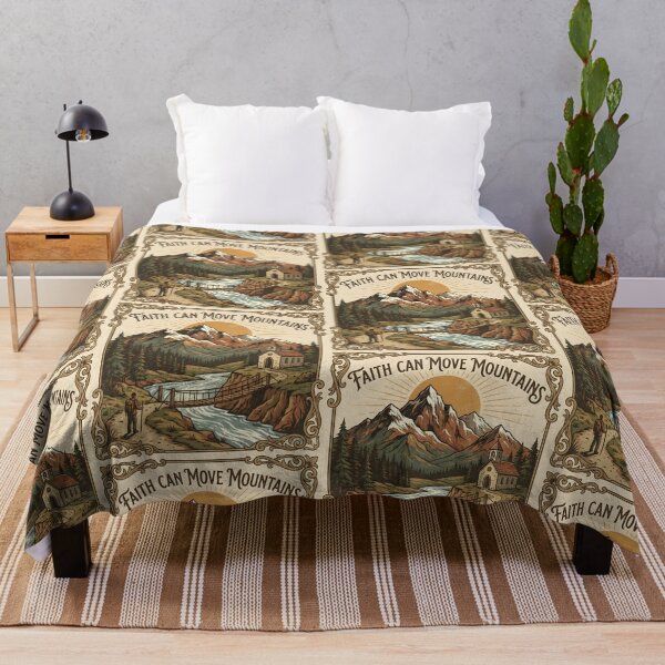 Item preview, Faith can move Mountains - life lesson designed and sold by RobertMartinArt.