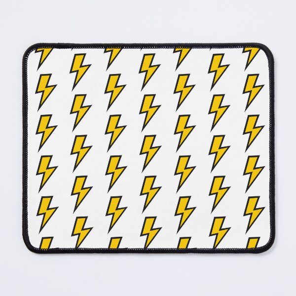 Item preview, Yellow Lightning Bolt with Black Outline  designed and sold by OneThreeSix.