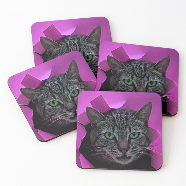 Item preview, The Cat That Peeks designed and sold by NoxLand.