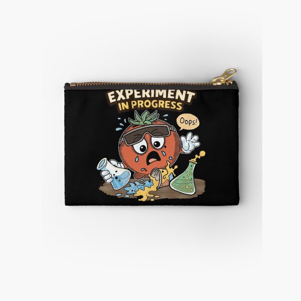 Item preview, Experiment in Progress – Funny Lab Assistant Tomato Science Cartoon designed and sold by Popstudio85.