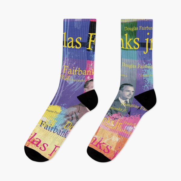 Item preview, Douglas Fairbanks Jr. colorful retro collage designed and sold by Mauswohn.