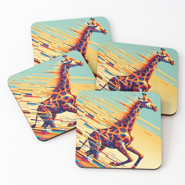Item preview, 091 - Geometric Giraffe designed and sold by GoLayout.