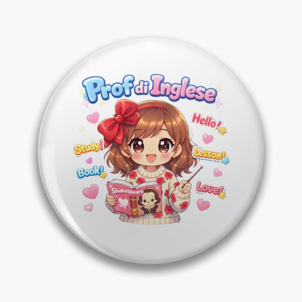 Item preview, Kawaii Prof Inglese Italiana Sticker Stelle designed and sold by OrikuStudio.