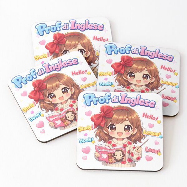 Item preview, Kawaii Prof Inglese Italiana Sticker Stelle designed and sold by OrikuStudio.