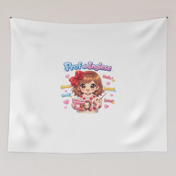Item preview, Kawaii Prof Inglese Italiana Sticker Stelle designed and sold by OrikuStudio.