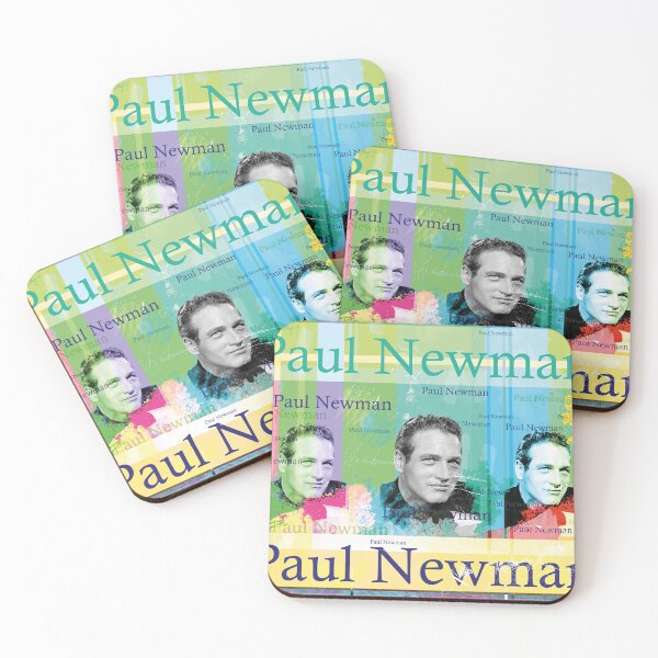 Artikelvorschau, Paul Newman Retro Pop Art Porträt Design entworfen und verkauft von Mauswohn.