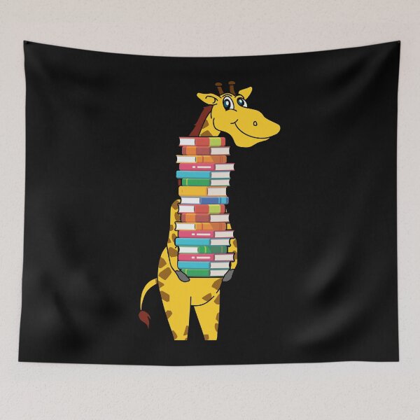 Item preview, Giraffe Loves Books - Cute Reading Animals designed and sold by PrintPress.