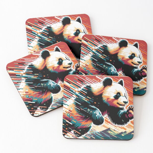 Item preview, 094 - Geometric Panda designed and sold by GoLayout.