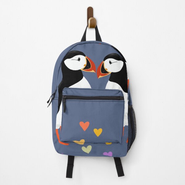 Item preview, Puffins Love Hearts designed and sold by KarunaDesigns.