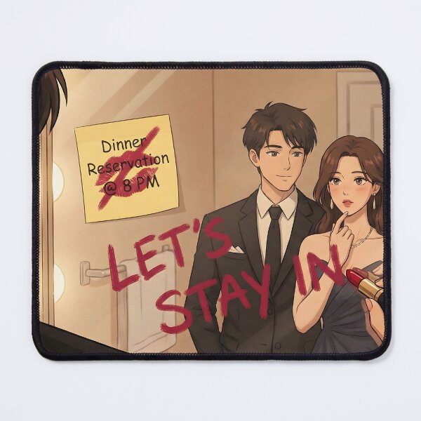 Item preview, Cozy Romantic Anime Couple Valentine's Day designed and sold by Midnight Replay.