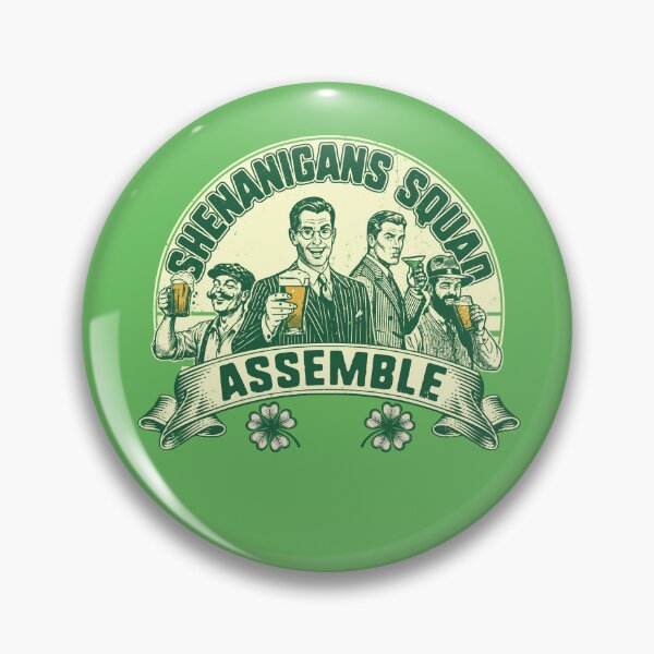 Item preview, Shenanigans Squad Assemble Vintage St. Patrick's Day designed and sold by Nerd Shizzle.
