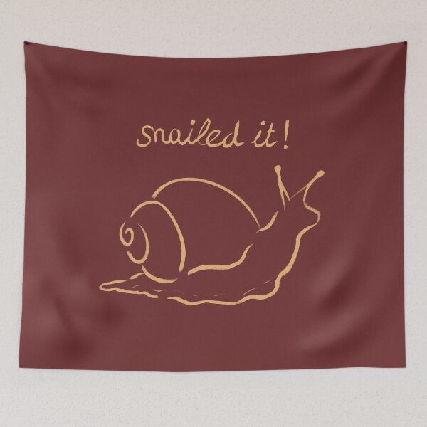Item preview, Snailed it! - light brown designed and sold by Feldymerch.