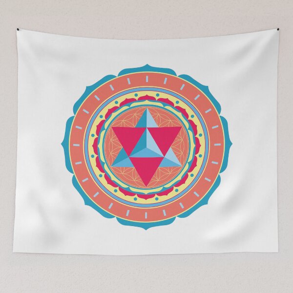 Aperçu de l'œuvre Merkaba Mandala créée et vendue par GalacticMantra.