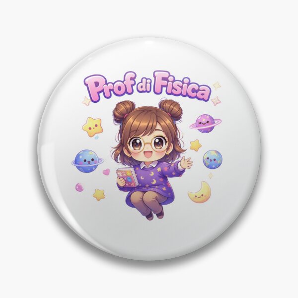 Item preview, Kawaii Prof Fisica Italiana Sticker Gravità designed and sold by OrikuStudio.